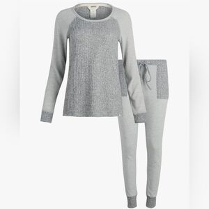 Lucky Brand Gray Pajama Set Size Medium